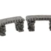 84370 - Gargoyle Stone Benches, Set Of 2 - Lemax Spooky Town Accessories