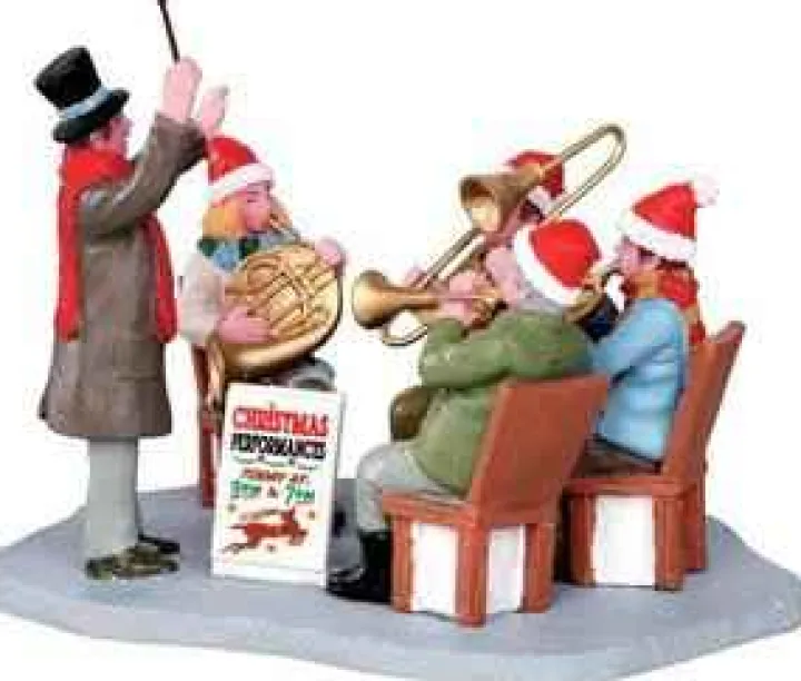 33034 - Gazebo Band - Lemax Christmas Village Table Pieces
