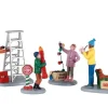 12030 - Getting Ready To Decorate, Set Of 4 - Lemax Figurines