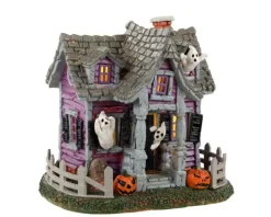 34080 - Ghost Cottage, Battery-Operated (3V) - Lemax Spooky Town Accessories