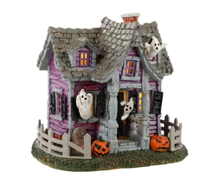 34080 - Ghost Cottage, Battery-Operated (3V) - Lemax Spooky Town Accessories