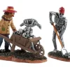 82573 - Ghoulish Gardeners, Set Of 2 - Lemax Spooky Town Figurines