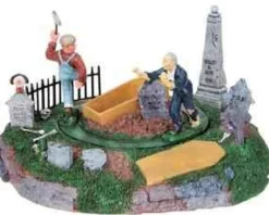 84741 - Grave Robber's Surprise, Battery-Operated (4.5-Volt) - Lemax Spooky Town Halloween Village Accessories