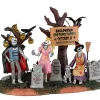 23582 - Graveyard Costume Party - Lemax Spooky Town Halloween Village Accessories