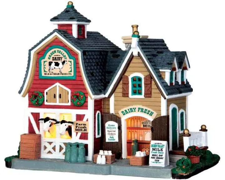 65116 - Green Valley Milk - Lemax Harvest Crossing