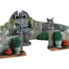 83350 - Grey Gargoyle Gardens, Set Of 6 - Lemax Spooky Town Accessories
