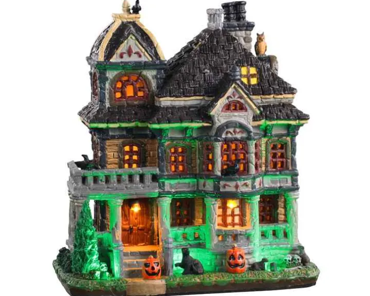 05609 - Grimsbury Haunted House, With 4.5-Volt Adaptor (Aa) - Lemax Spooky Town Houses