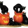 12883 - Halloween Cats, Set Of 2 - Lemax Spooky Town Halloween Village Figurines