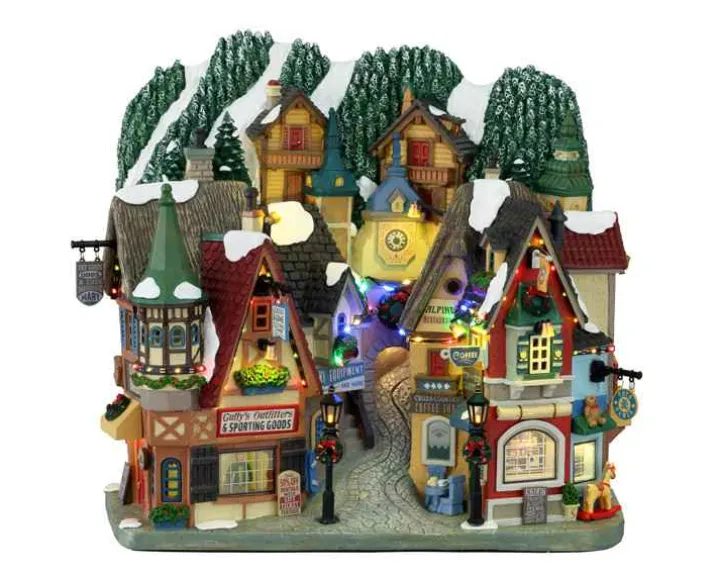 15738 - Hinterland Holiday, Battery-Operated (4.5V) - Lemax Facades