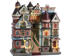05617 - Houses On A Hill, Battery-Operated (4.5-Volt) - Lemax Facades