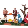 54934 - Hunting Party Roast, Battery-Operated (4.5V) - Lemax Christmas Village Table Pieces