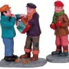 62281 - Kids Finishing Christmas Cookies, Set Of 2 - Lemax Christmas Village Figurines