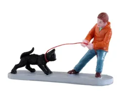 22150 - Lets Go Kitty - Lemax Christmas Village Figurines