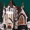 45069 - Little River Church - Lemax Harvest Crossing Christmas Houses & Buildings