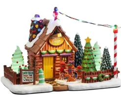 25951 - Lou's Tree Farm, Battery-Operated (4.5-Volt) - Lemax Sugar N Spice Houses