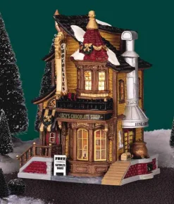 45052 - Lucy's Chocolate Shop - Lemax Caddington Village Christmas Houses & Buildings