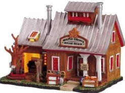 55235 - Maple Grove Sugar Shack - Lemax Vail Village Christmas Houses & Buildings