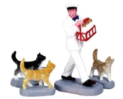 72511 - Merry Milkman, Set Of 4 - Lemax Figurines
