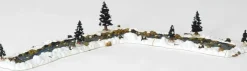 94403 - Mill Stream, Set Of 11 - Lemax Christmas Village Landscape Items