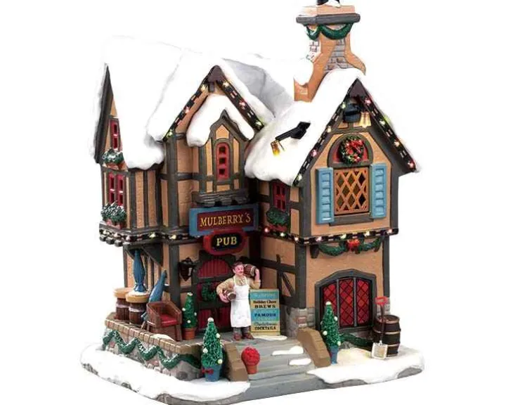 95469 - Mulberry's Pub, With 4.5-Volt Adaptor - Lemax Caddington Village