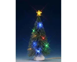 74268 - Multi Light Spruce, Medium, Battery-Operated (4.5V) - Lemax Trees