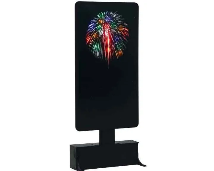 74256 - Multi-Color Fireworks, Battery-Operated (4.5V) - Lemax Landscape