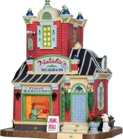 45686 - Natalie's Nail Salon & Spa - Lemax Caddington Village Christmas Houses & Buildings