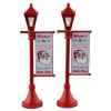 34091 - North Pole Lamppost, Set Of 2, Battery-Operated (4.5-Volt) - Lemax Misc. Accessories