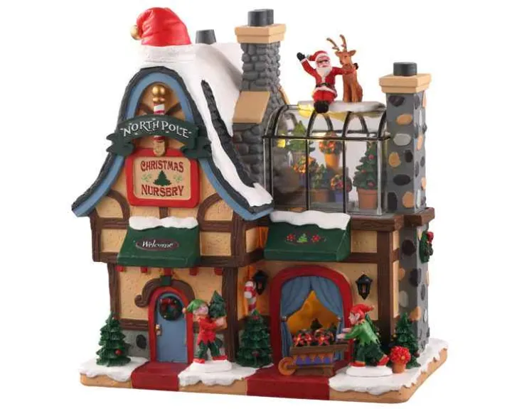 05677 - North Pole Nursery, Battery-Operated (4.5V) - Lemax Santa's Wonderland