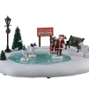 14837 - North Pole Skating Rink, Battery-Operated (4.5V) - Lemax Table Pieces
