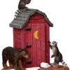 24492 - Outhouse Marauders - Lemax Christmas Village Misc. Accessories