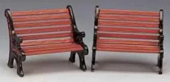 34895 - Park Bench, Set Of 2 - Lemax Christmas Village Misc. Accessories
