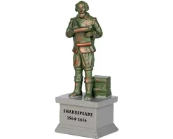 64075 - Park Statue Shakespeare - Lemax Misc. Accessories