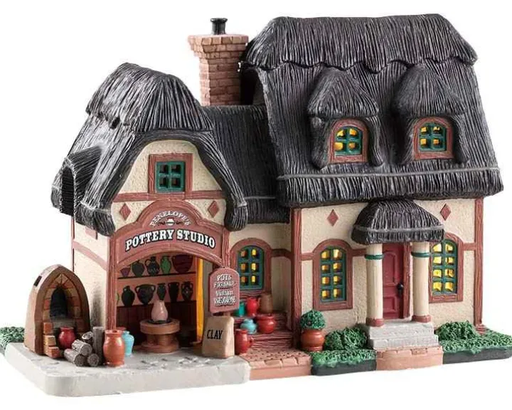 85353 - Penelope's Pottery Studio - Lemax Caddington Village