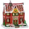 15826 - Peppermint House, Battery-Operated (4.5-Volt) - Lemax Sugar N Spice Christmas Houses & Buildings
