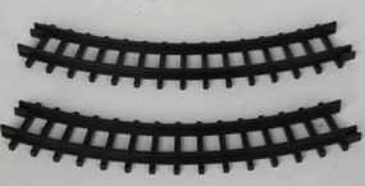 34686 - 2-Piece Curved Track For Christmas Express - Lemax Christmas Village Trains & Vehicles