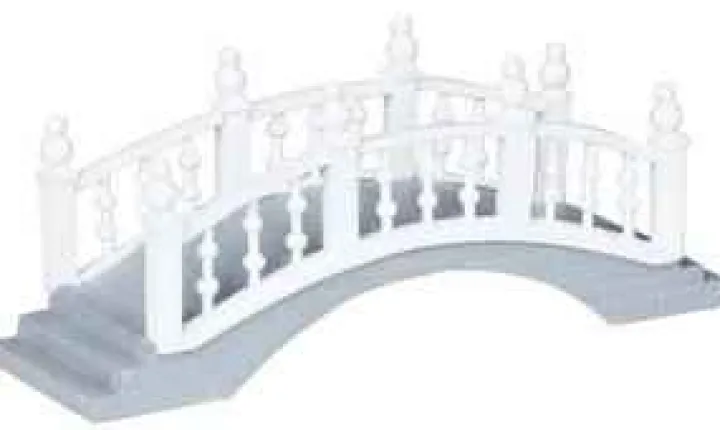04158 - Plastic Foot Bridge - Lemax Christmas Village Accessories