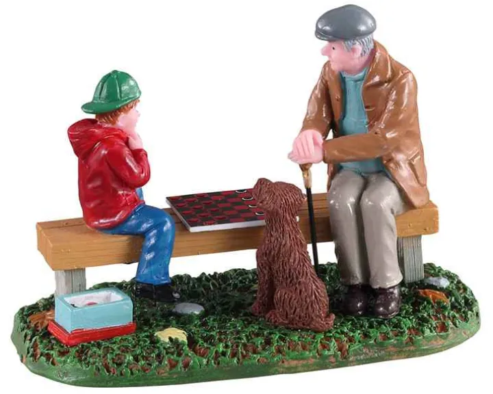 12022 - Playing With Gramps - Lemax Figurines