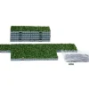 64107 - Plaza System (Grass, Square) - 16 Pcs - Lemax Landscape