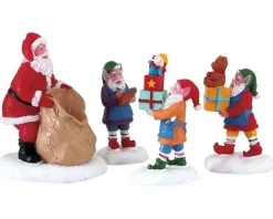 72553 - Present Procession, Set Of 4 - Lemax Figurines