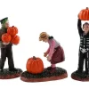 82565 - Pumpkin Pickers, Set Of 3 - Lemax Spooky Town Figurines