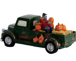 73318 - Pumpkin Pickup Truck - Lemax Spooky Town Accessories