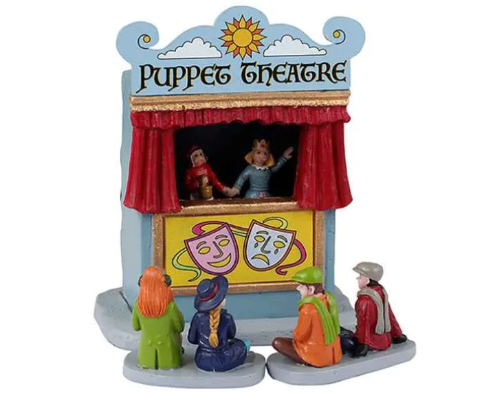 33619 - Puppet Theatre, Set Of 3 - Lemax Table Pieces