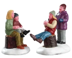 72524 - Quality Time With Mom, Set Of 2 - Lemax Figurines