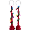 74229 - Red Globe Street Lamp, Set Of 2, Battery-Operated (4.5V) - Lemax Misc. Accessories