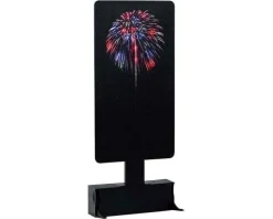 84369 - Red, White & Blue Fireworks, Battery-Operated (4.5-Volt) - Lemax Landscape