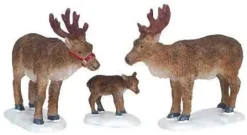62242 - Reindeer, Set Of 3 - Lemax Christmas Village Figurines