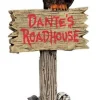 44735 - Roadhouse Sign - Lemax Spooky Town Halloween Village Accessories