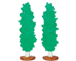 64113 - Rock Candy Tree, Set Of 2 - Lemax Sugar N Spice Accessories