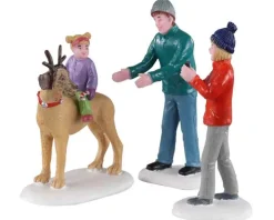 02923 - Rover Plays Rudolph, Set Of 3 - Lemax Figurines